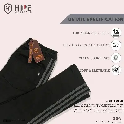 Picture of HP-637 Hope Lifestyle Men’s Trouser- Black Anther