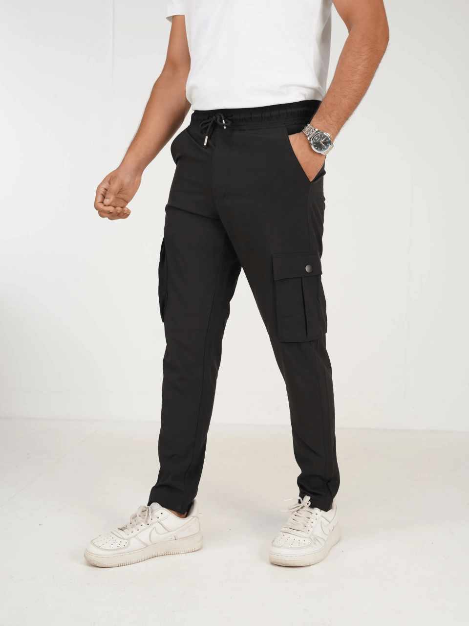 Picture of HP-721 Premium Cargo Pants- Black