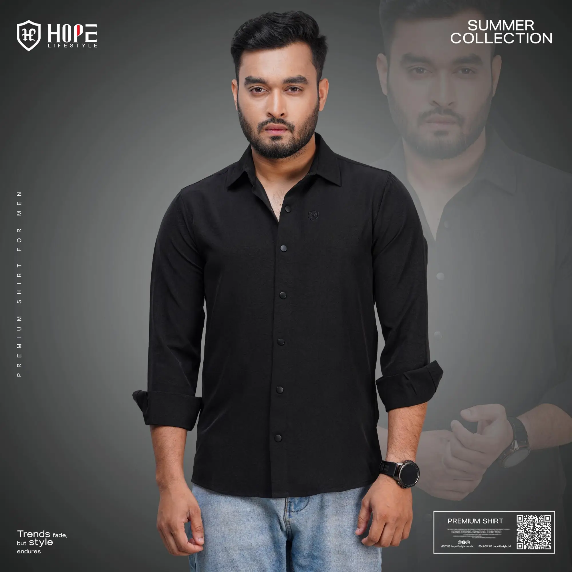 Picture of HP-816 Premium Shirt- Black