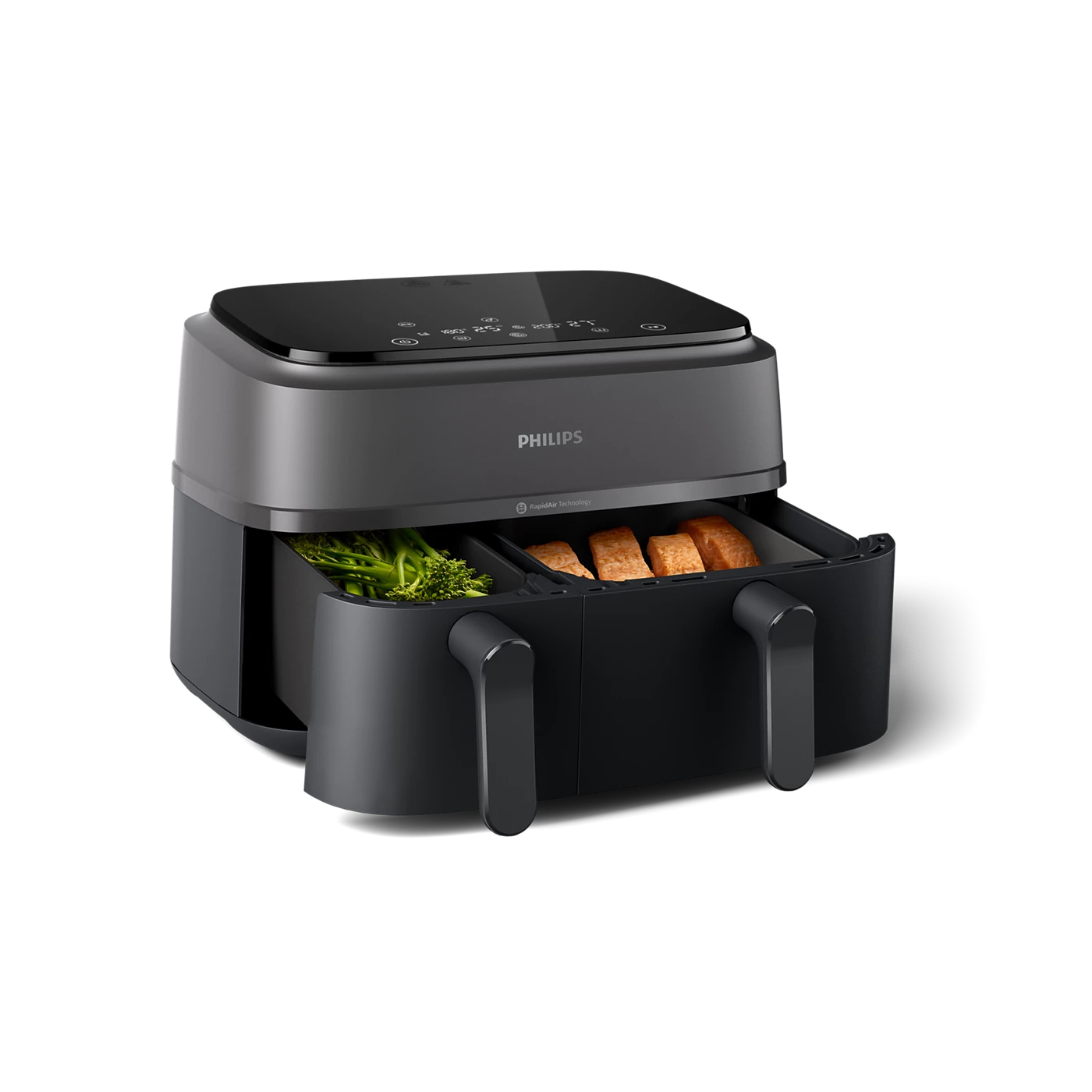 Picture of Philips Airfryer NA350/00 – Dual Drawer, 9.5 Qt (9L) Capacity