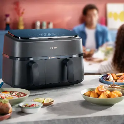 Picture of Philips Airfryer NA350/00 – Dual Drawer, 9.5 Qt (9L) Capacity