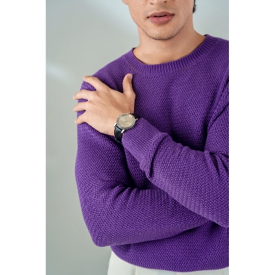 Picture of Bosphorus Picasso Waffled Crewneck Sweater