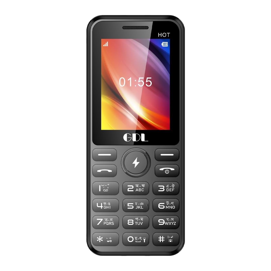 Picture of GDL Hot Feature Phone with Dual SIM, 1000 contacts and 1700 mAh Massive Battery Backup (Multicolor)