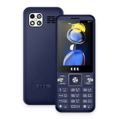Picture of GDL G71 Feature Phone with Dual SIM, Digital Camera and 2500 mAh Big Battery (Multicolor)
