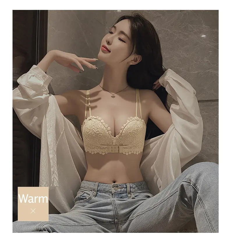 Picture of Khapsu  Premium Quality Made in China Floral Bra Panty / Lingerie Set