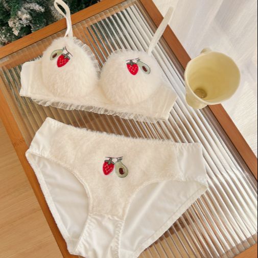 Picture of Khapsu Premium quality china Strawberry women girls soft and comfortable lingerie set