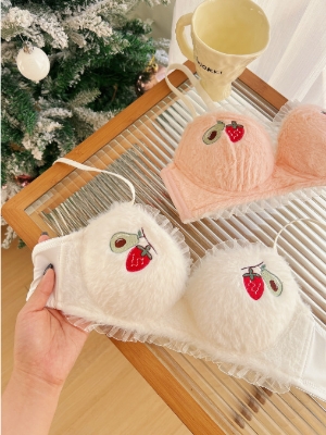 Picture of Khapsu Premium quality china Strawberry women girls soft and comfortable lingerie set