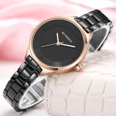 Picture of CURREN 9015-Rosegold & Blue Women Watch Luxury Stainless Steel Ladies Watch