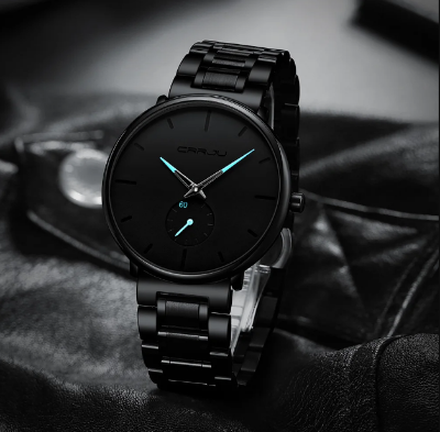 Picture of New CRRJU Watches for Men Top Brand Luxury Fashion Business Quartz Men’s Wristwatch Stainless Steel Waterproof Sports Clock