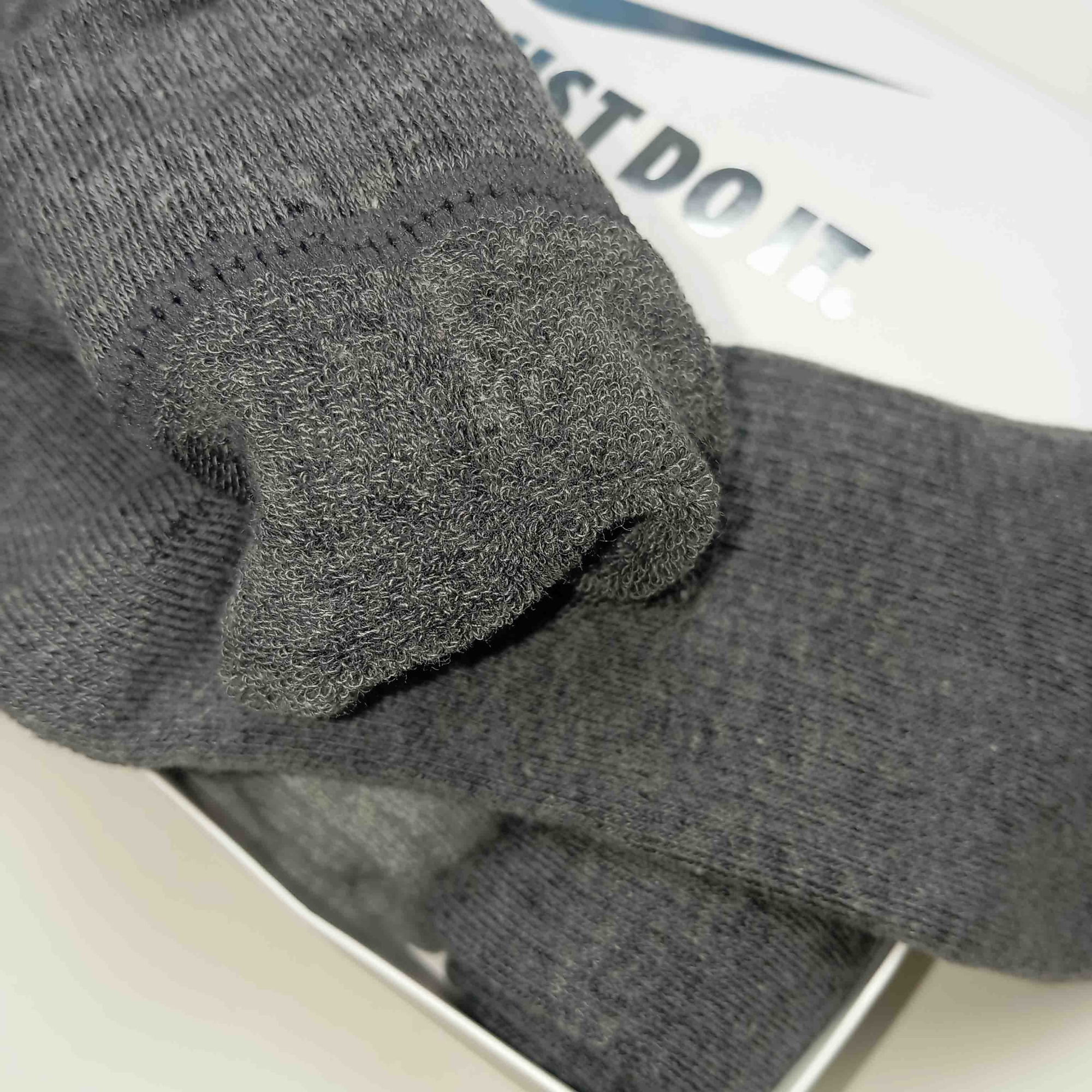 Picture of Superior Quality Footbed Terry Socks - Attractive 4 Colors Pair - Experience Comfort with Ribbed Cotton Crew Socks