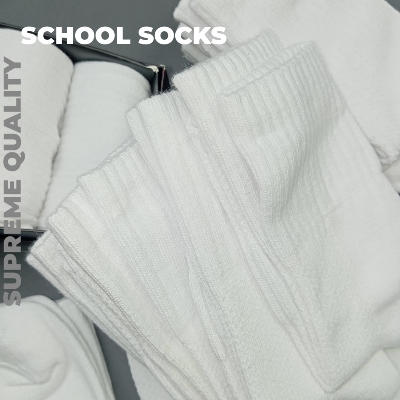 Picture of School Socks-Premium Cotton-Superior Quality-Breathable-Unisex-5 Pair pack
