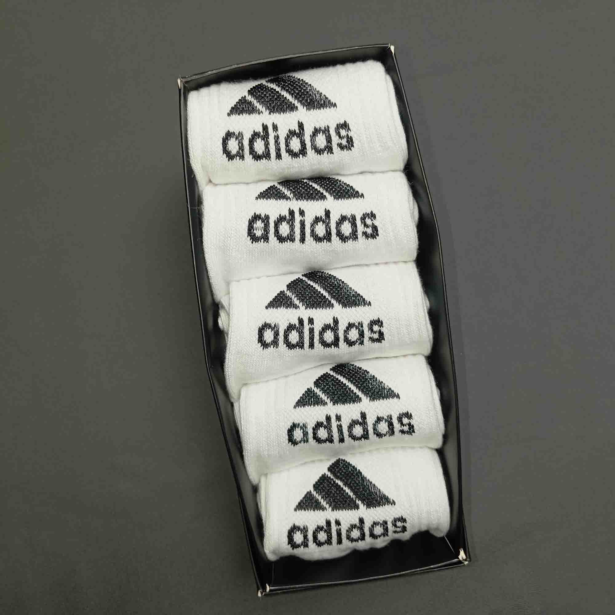 Picture of Badminton Socks - Cotton | Sweat Absorption | Quarter Length | Unisex | Free Size Socks-ADB