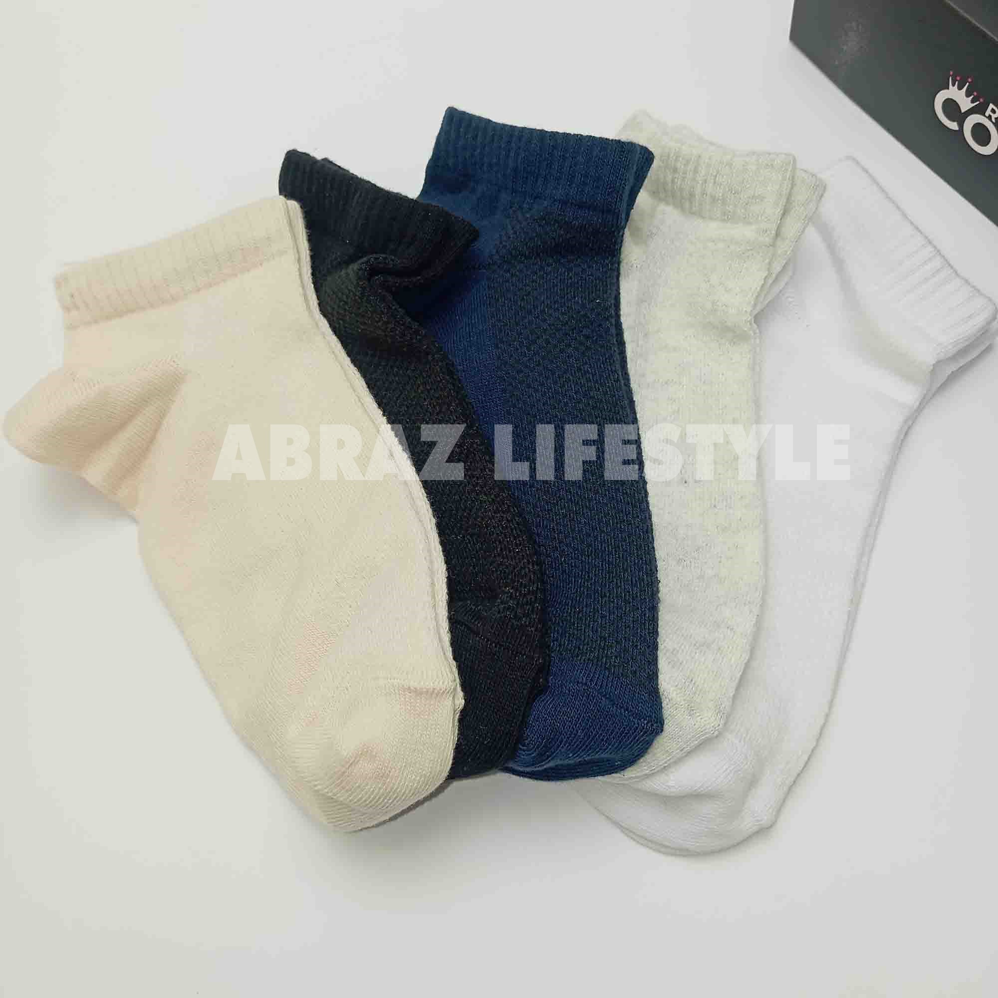 Picture of Super Soft Flat Knit Cotton Socks - 5 pair | No Show Length | Breathable |Unisex