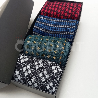 Picture of Luxury Dress Socks Eye-catching jacquard design 4 pair pack