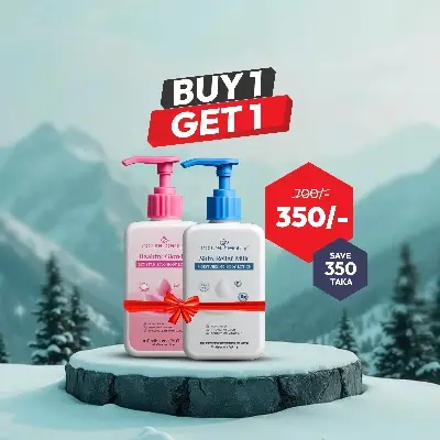 Picture of Buy 1 Nature Beauty Milk Body Lotion 200ml Get 1 Nature Beauty Glowing Body Lotion 200ml