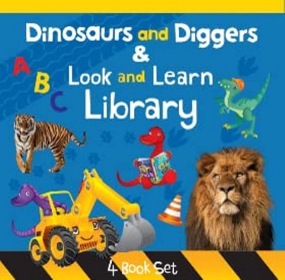 Picture of Dinosaurs and Diggers & Look and Learn Library (Paperback)