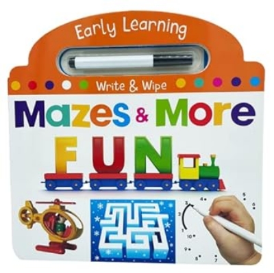 Picture of Early Learning Write & Wipe Cmazes & More Fun (Hardcover)