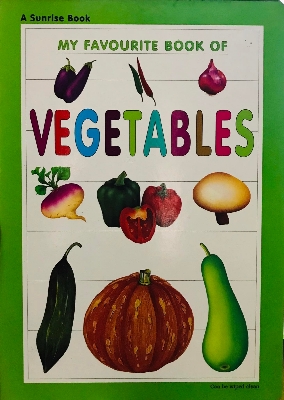 Picture of My Favourite Book of vegetables (Hardcover)