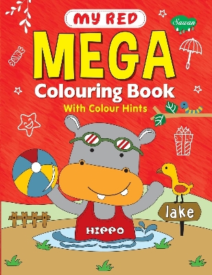 Picture of My Red Mega Colouring book -(Paperback)