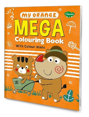 Picture of My Orange Mega Colouring book -(Paperback)