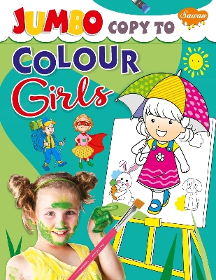 Picture of Jumbo Copy to Colour-Girls -(Paperback)