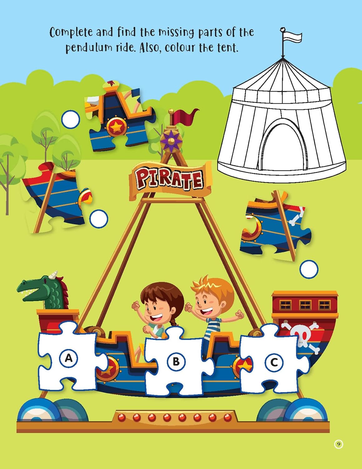 Picture of 555 Stickers, Holiday and Play Activity and Colouring Book (Paperback)