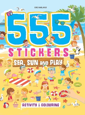 Picture of 555 Stickers, Sea, Sun and Play Activity & Colouring Book -(paperback)