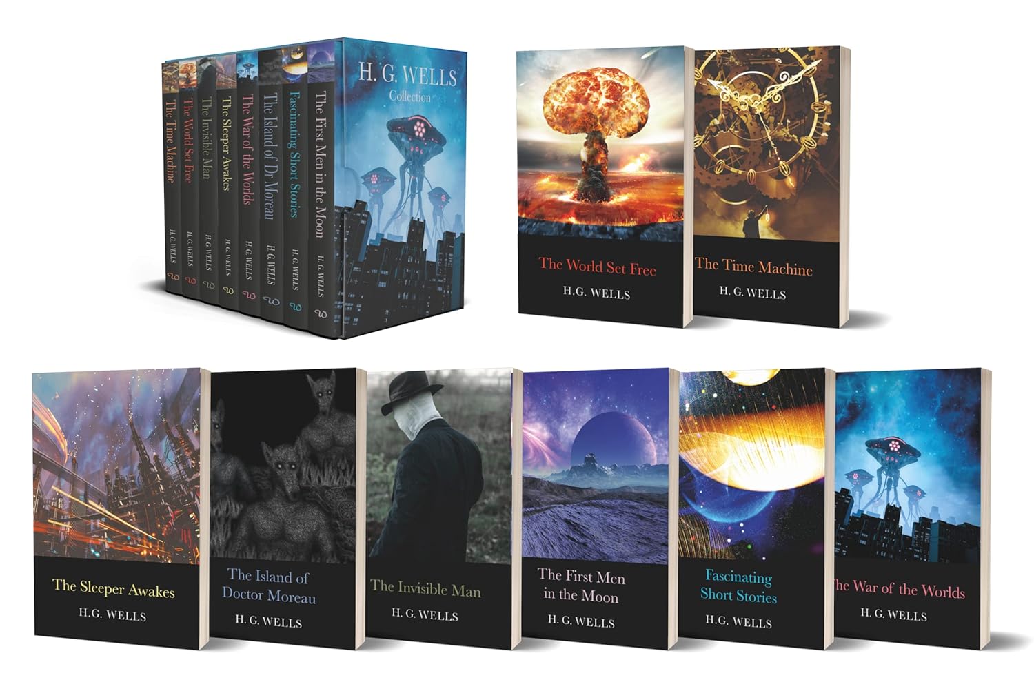 Picture of The Classic H. G. Wells Complete 8 Books Collection Box Set