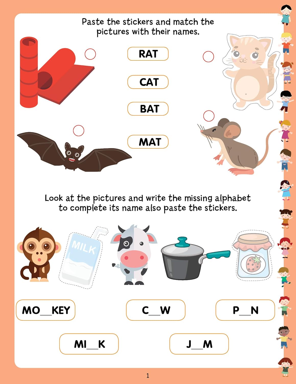 Picture of Play With Sticker Book - Words