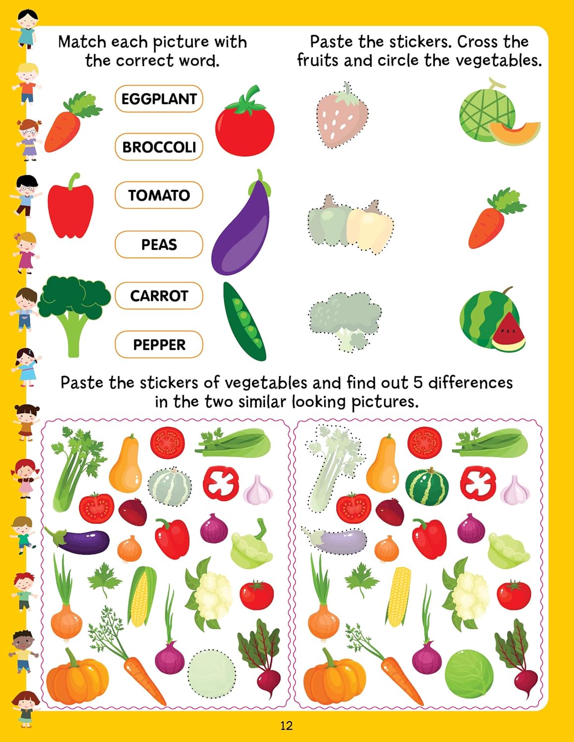 Picture of Play with Sticker - Vegetables