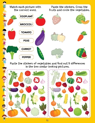 Picture of Play with Sticker - Vegetables