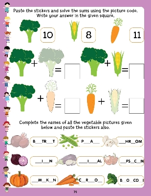 Picture of Play with Sticker - Vegetables