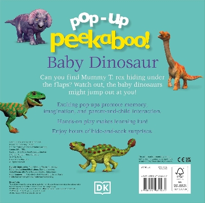 Picture of Pop-Up Peekaboo! Baby Dinosaur Board book