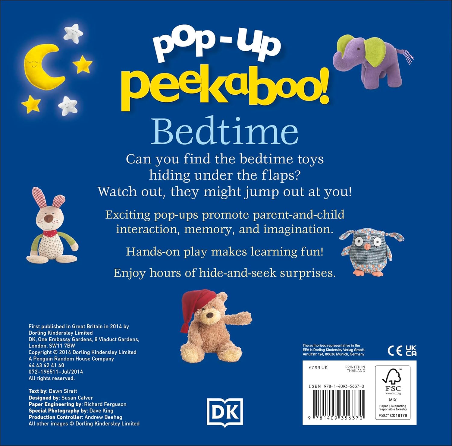 Picture of Pop-Up Peekaboo! Bedtime [Board book] DK Board book