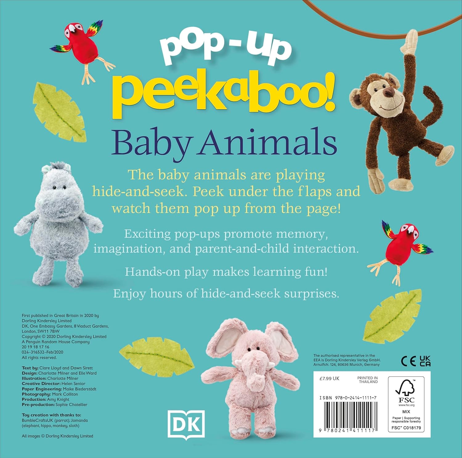 Picture of Pop-Up Peekaboo! Baby Animals Board book