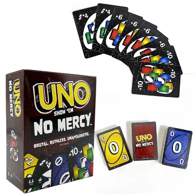 Picture of UNO No Mercy Mattel Games UNO Show ‘em No Mercy Card Game for Kids
