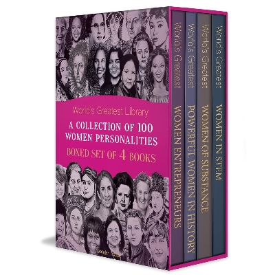 Picture of World’s Greatest Library- A Collection of 100 Women Personalities (Boxed Set of 4 books) Hardcover