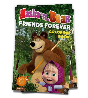 Picture of Masha And The Bear - Friends Forever: Giant Coloring Book For Kids Paperback