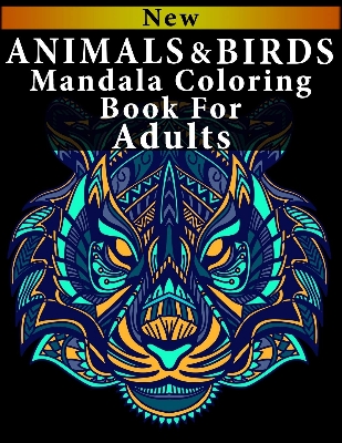 Picture of Animals & Birds Mandala Coloring Book For Adults Paperback