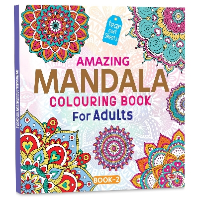 Picture of Amazing Mandala Coloring Book for Adults - 2 Paperback