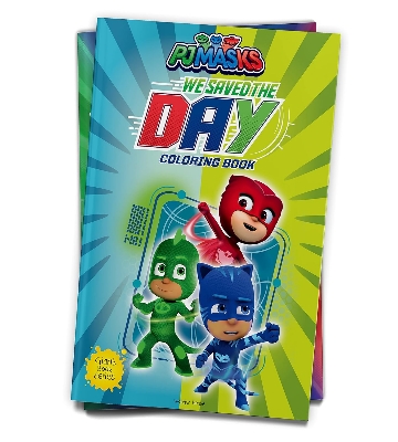 Picture of We saved the Day: PJ Masks - Giant Coloring Book For Children Paperback