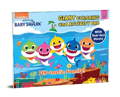Picture of Pinkfong Baby Shark - Fin-tastic Family : Giant Coloring and Activity Book Paperback
