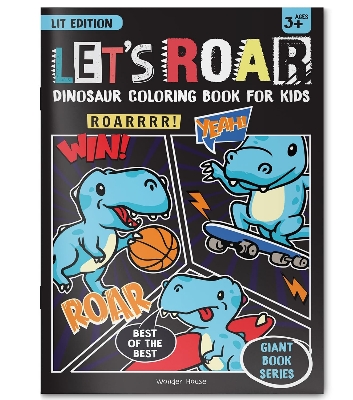 Picture of Let's Roar Giant Coloring Book For Kids Paperback
