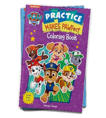 Picture of Practice Makes PAWfect: Paw Patrol Giant Coloring Book For Kids Paperback