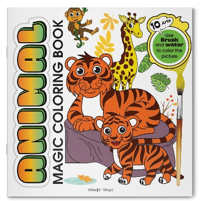Picture of Animal Magic Coloring Book Paperback