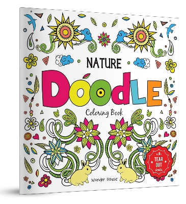 Picture of Nature Doodle Coloring Book: Coloring Book With Tear Out Sheets Paperback