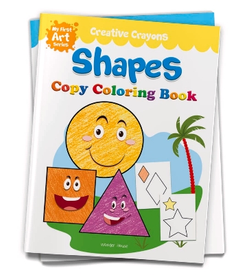 Picture of Colouring Book of Shapes: Crayon Copy Colour Books (Creative Crayons) Paperback