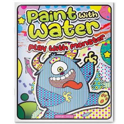 Picture of Paint with Water Play with Monsters Paperback