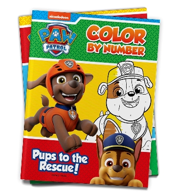 Picture of Pups to the Rescue: Paw Patrol, Color By Number Activity Book Paperback