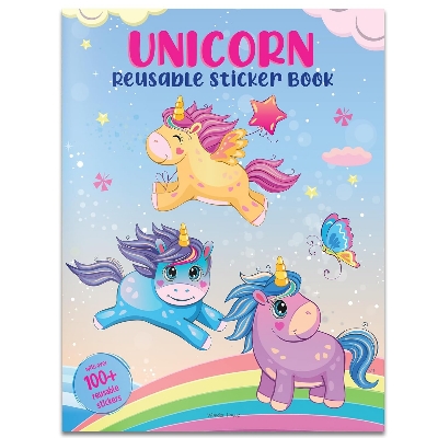 Picture of Unicorn World: Reusable Sticker Book Paperback